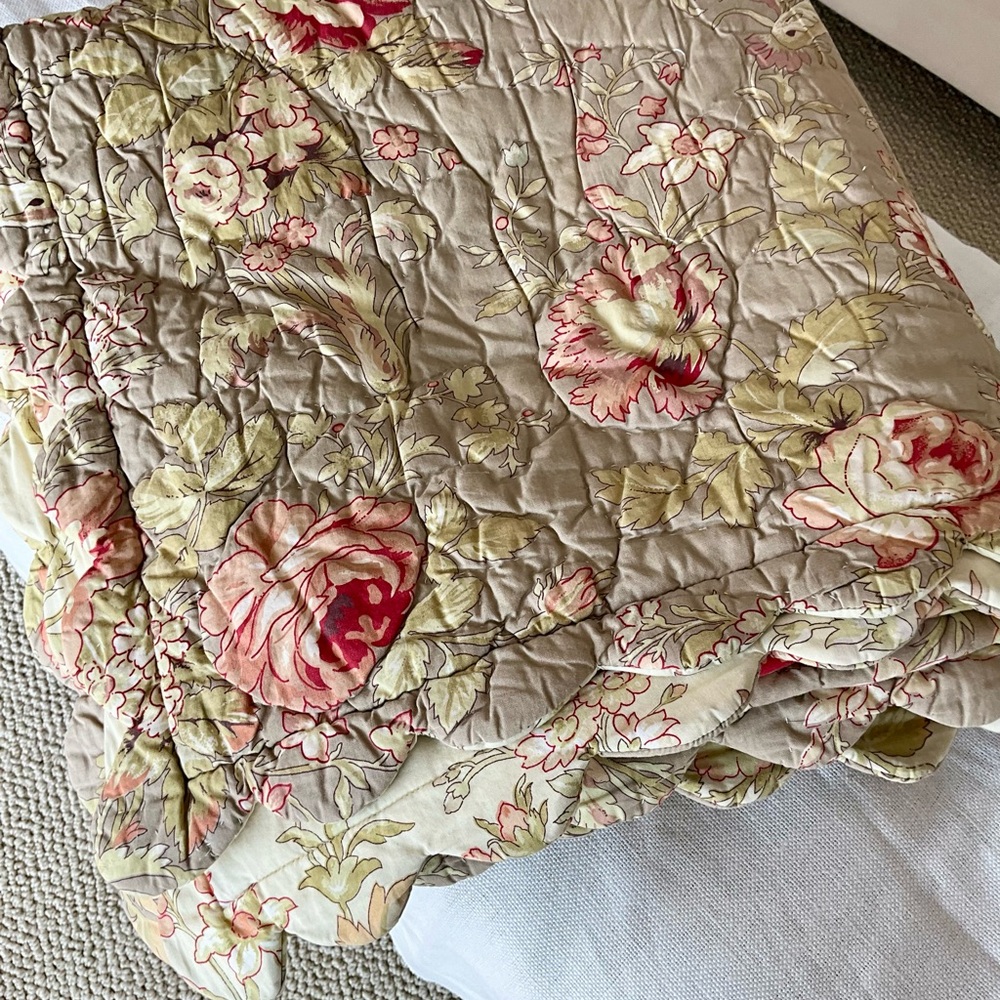 Charter Club Floral Euro Sham Set-